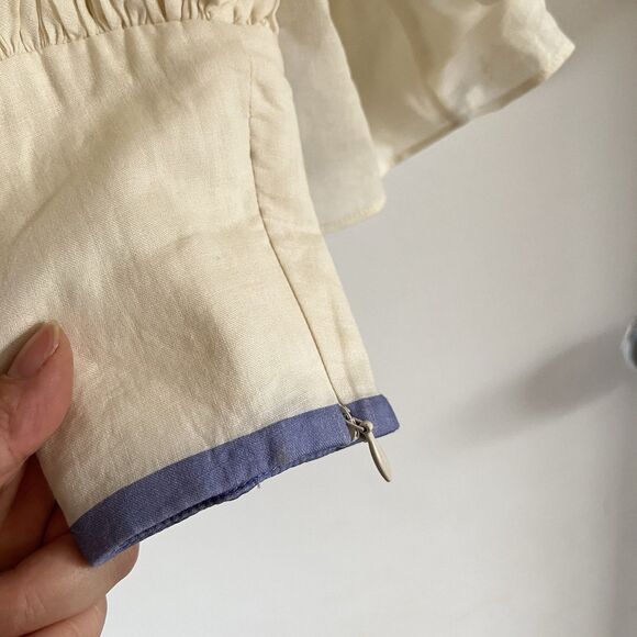 Zimmermann Womens Floral Button-Up Blouse Collared Neck Long Sleeve Multi Size 1 - Picture 11 of 14